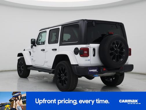 White 2023 Jeep Wrangler 4xe Unlimited Sahara