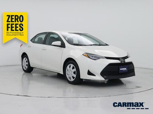 White 2019 Toyota Corolla LE