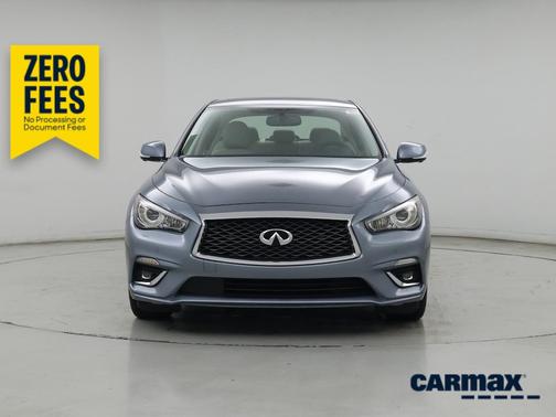 Blue 2020 INFINITI Q50 Luxe