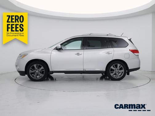 Silver 2015 Nissan Pathfinder Platinum