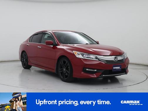 Red 2016 Honda Accord Sport
