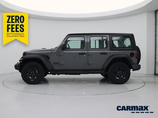 Gray 2022 Jeep Wrangler Unlimited Sport