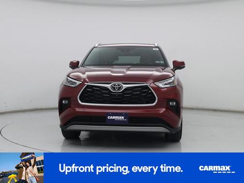 Red 2023 Toyota Highlander Platinum