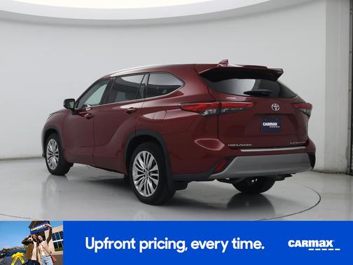 Red 2023 Toyota Highlander Platinum