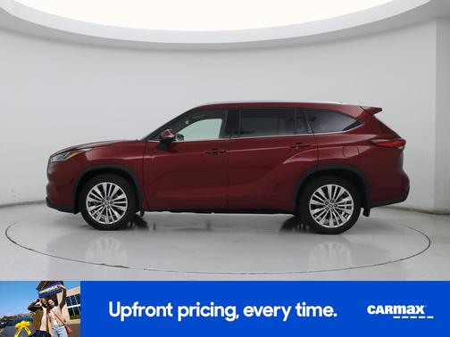 Red 2023 Toyota Highlander Platinum