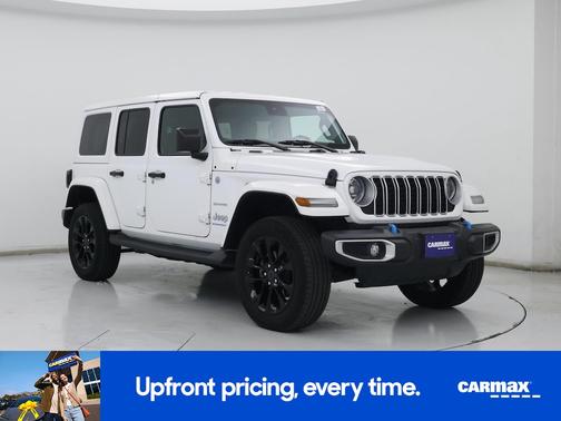 White 2024 Jeep Wrangler 4xe Sahara