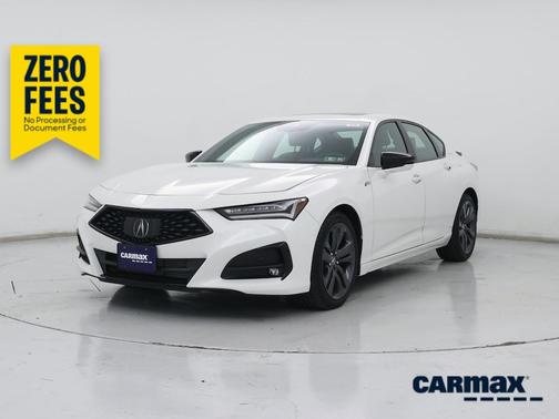 White 2021 Acura TLX SH-AWD A-Spec