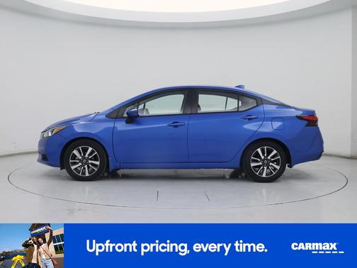 Blue 2021 Nissan Versa SV