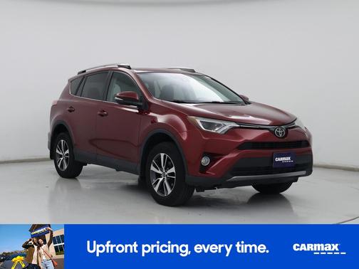 Red 2018 Toyota RAV4 XLE