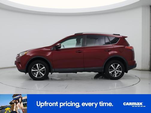 Red 2018 Toyota RAV4 XLE
