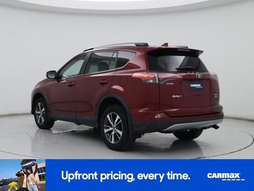 Red 2018 Toyota RAV4 XLE