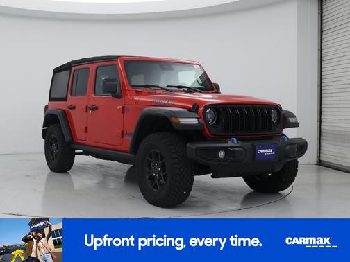 Red 2024 Jeep Wrangler 4xe Willy's