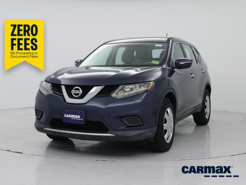 Blue 2015 Nissan Rogue S