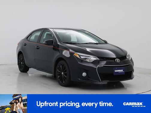 Black 2014 Toyota Corolla S Plus