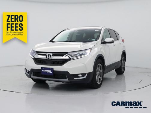 White 2019 Honda CR-V EX-L