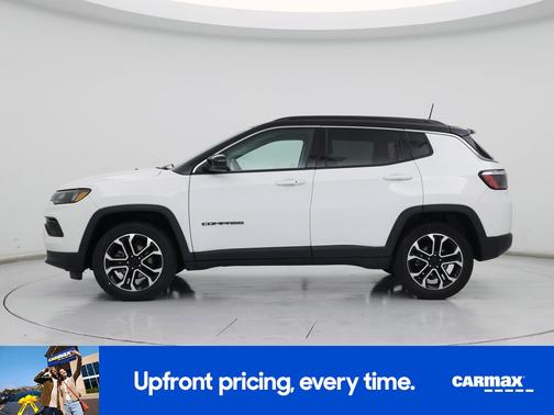 White 2022 Jeep Compass Limited