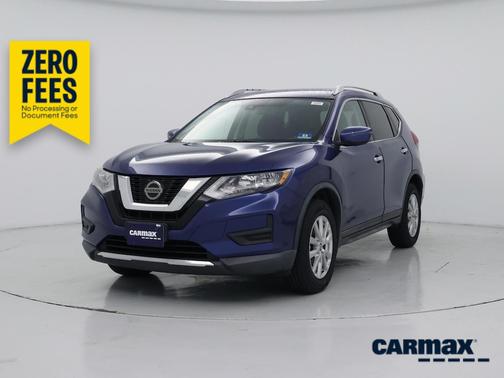 Blue 2020 Nissan Rogue SV