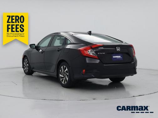 Burgundy 2018 Honda Civic EX