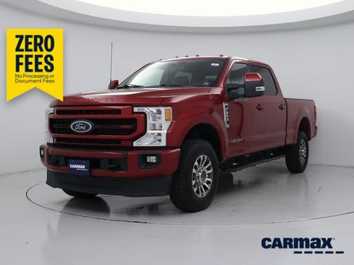Red 2022 Ford F-350 Lariat