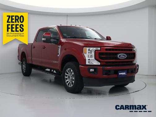 Red 2022 Ford F-350 Lariat