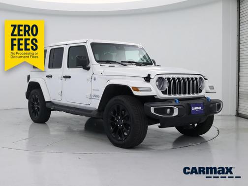 White 2024 Jeep Wrangler 4xe Sahara