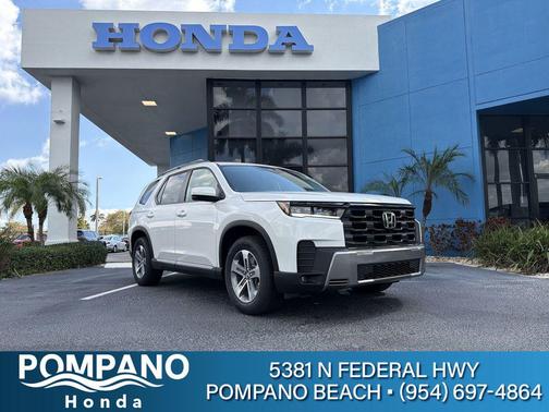 Platinum White Pearl 2026 Honda Pilot EX-L