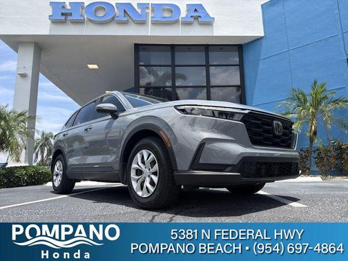 Gray 2025 Honda CR-V LX 2WD
