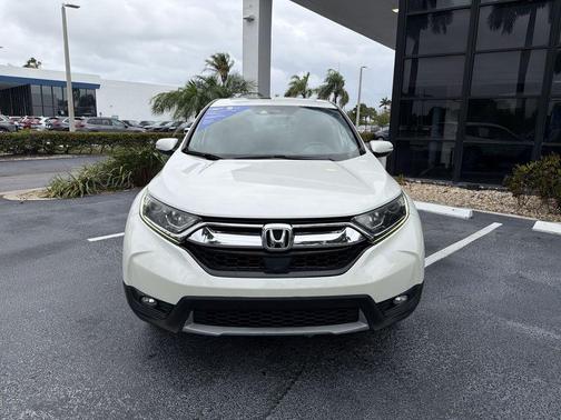 White Diamond Pearl 2018 Honda CR-V EX-L