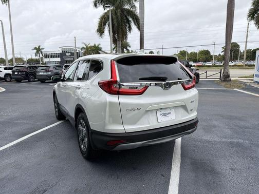 White Diamond Pearl 2018 Honda CR-V EX-L
