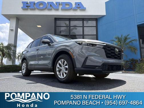 Gray 2025 Honda CR-V LX AWD