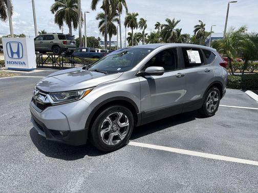 Gray 2018 Honda CR-V EX