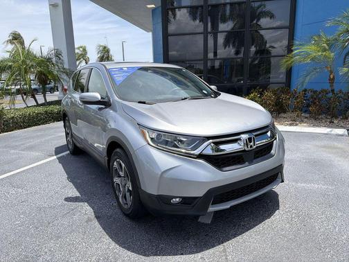 Gray 2018 Honda CR-V EX