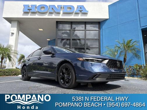 Canyon River Blue Metallic 2025 Honda Accord SE