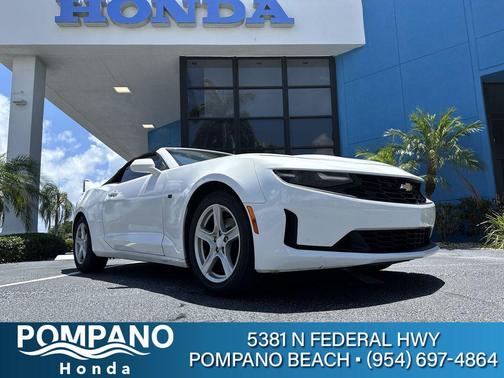 Summit White 2019 Chevrolet Camaro 1LT