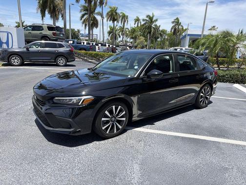 Crystal Black Pearl 2024 Honda Civic EX
