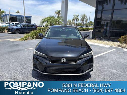 Crystal Black Pearl 2024 Honda Civic EX