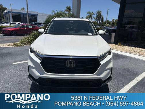 Platinum White Pearl 2025 Honda CR-V EX-L 2WD