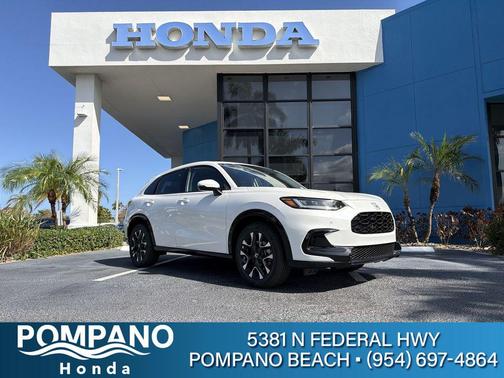 Platinum White Pearl 2026 Honda HR-V EX-L