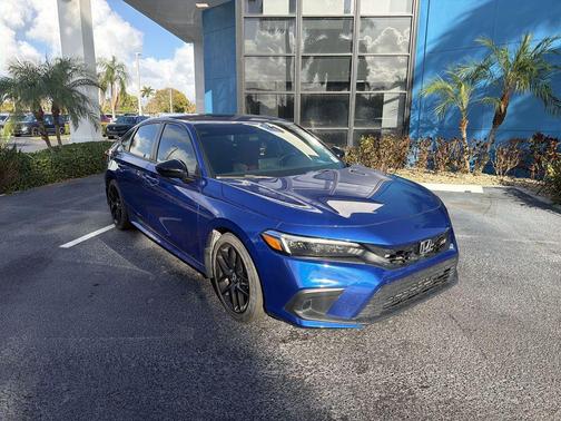 Boost Blue Pearl 2022 Honda Civic Si Base