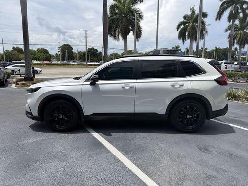 Platinum White 2023 Honda CR-V Hybrid Sport FWD