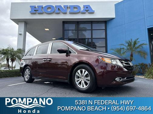 Alabaster Silver Metallic 2014 Honda Odyssey EX-L