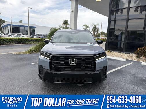 Sonic Gray Pearl 2026 Honda Pilot Black Edition