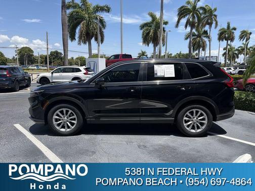 Black 2025 Honda CR-V EX AWD
