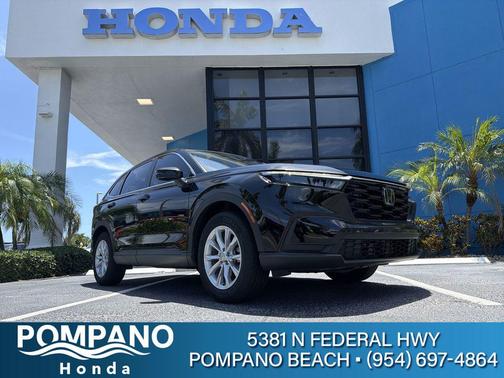 Black 2025 Honda CR-V EX AWD