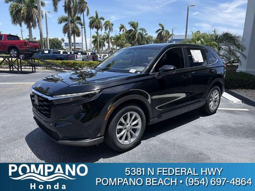 Black 2025 Honda CR-V EX AWD