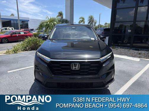 Black 2025 Honda CR-V EX AWD