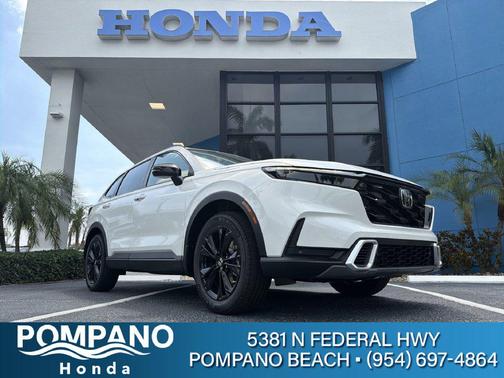 Platinum White Pearl 2027 Honda CR-V Hybrid Sport Touring AWD