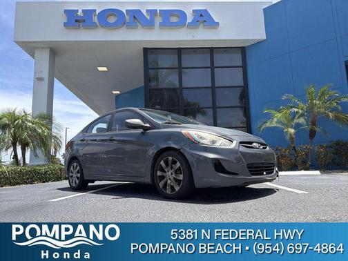 Cyclone Gray 2012 Hyundai Accent GLS
