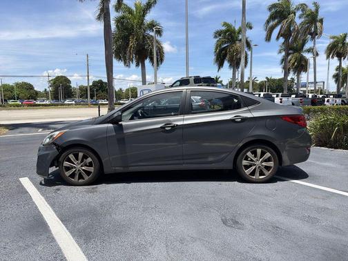 Cyclone Gray 2012 Hyundai Accent GLS