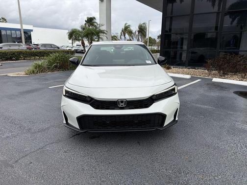 Platinum White Pearl 2026 Honda Civic Sport